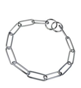 COLLAR ESLABON LARGO ACERO CROMADO 