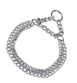 COLLAR DOBLE ACERO CROMADO 