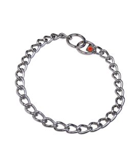 COLLAR ESLABON RETORCIDO 4mm ACERO INOXIDABLE 