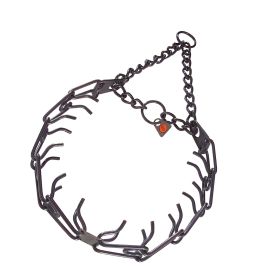 COLLAR ENTRENAMIENTO INOX. NEGRO 