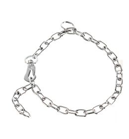 COLLAR ESLABON CORTO AJUSTABLE CROMADO 