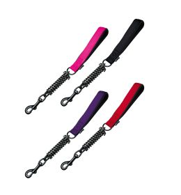 CORREA CORTA NEGRA CON MUELLE 