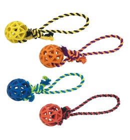 BOLA REJILLA GOMA CON CUERDA 