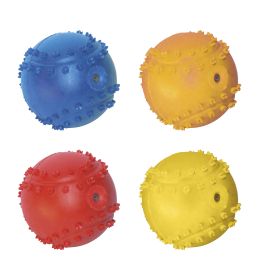 PELOTA BEISBOL CON SONIDO DIAM 6cm (DISP.20)