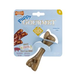 NYLABONE PUPPY GOURMET FEMUR BACON S