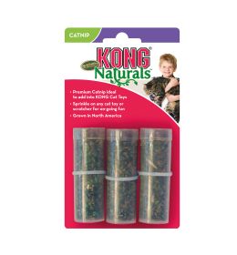 KONG PREMIUM NORTH AMERICAN CATNIP REFILLABLE TUBE 3UDS