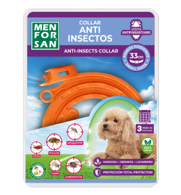 MEN FOR SAN COLLAR ANTI-INSECTOS PERROS PEQUEÑOS (1UD)