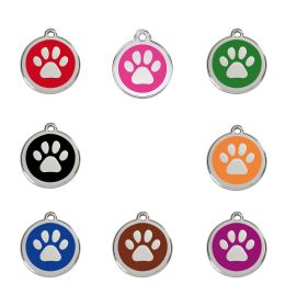 PLACA INDENTIDAD PERRO S HUELLA 