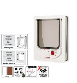 PUERTA ACCESO ELECTROMAG.15*15 BLANCA